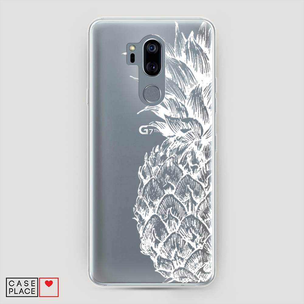 

Чехол Awog "Ананас графика белая" для LG G7 ThinQ, 83450-10
