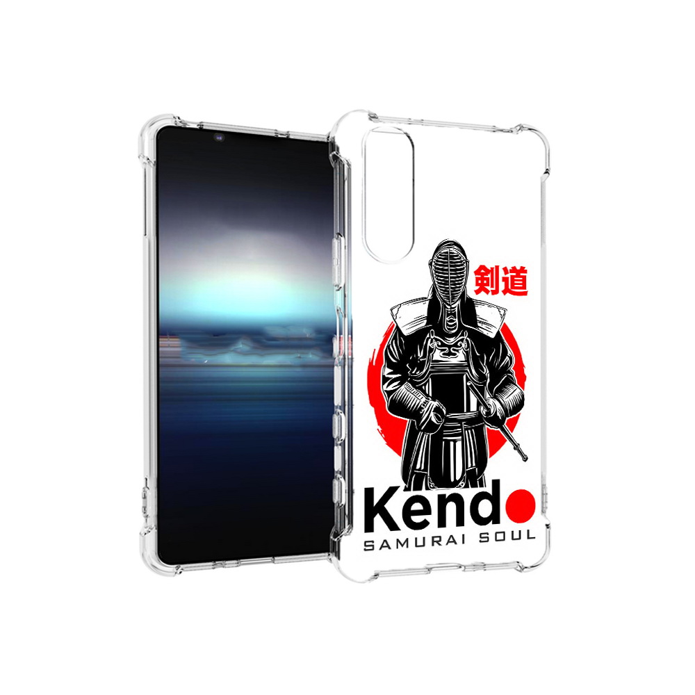 

Чехол MyPads Tocco для Sony Xperia 5 рисованый самурай (PT154834.228.581), Прозрачный, Tocco