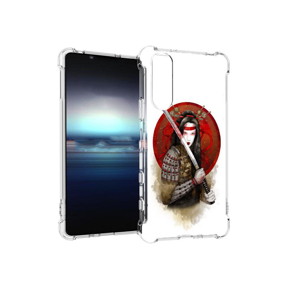 

Чехол MyPads Tocco для Sony Xperia 5 рисованная девушка с катаной (PT154834.228.580), Прозрачный, Tocco