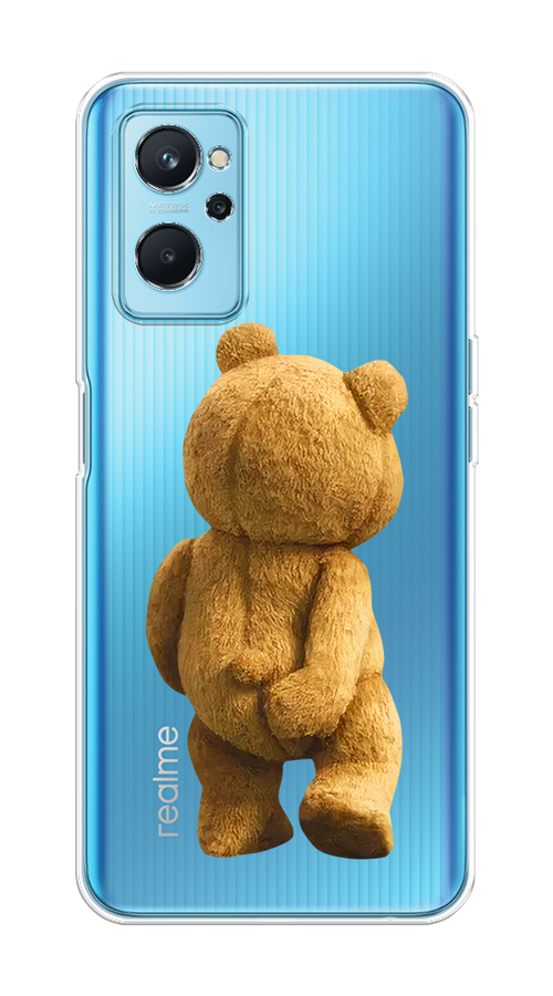 

Чехол на Realme 9i, Oppo A96 4G "Медвежья спина", Коричневый;прозрачный, 258050-1