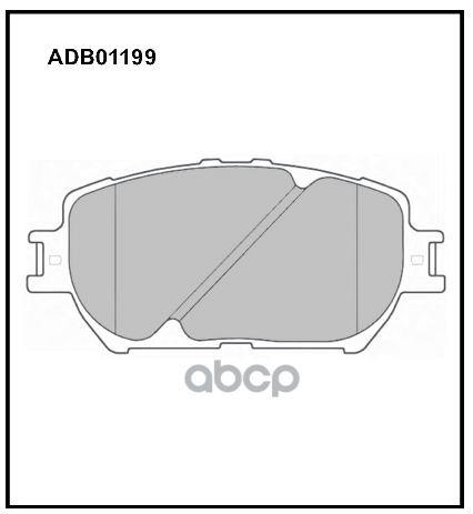 

Тормозные колодки ALLIED NIPPON дисковые передние ADB01199