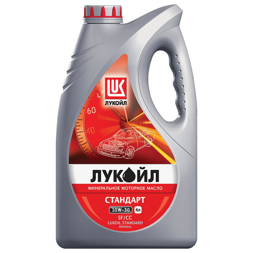 фото Моторное масло lukoil стандарт sf/cc 10w30 4 л