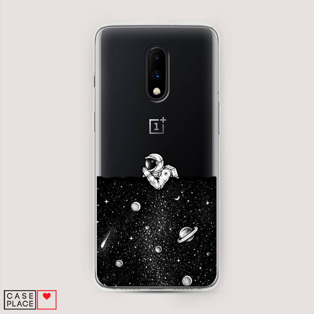 

Чехол Awog на OnePlus 7 / ВанПлас 7 "Космический сон", Серый, 150750-4