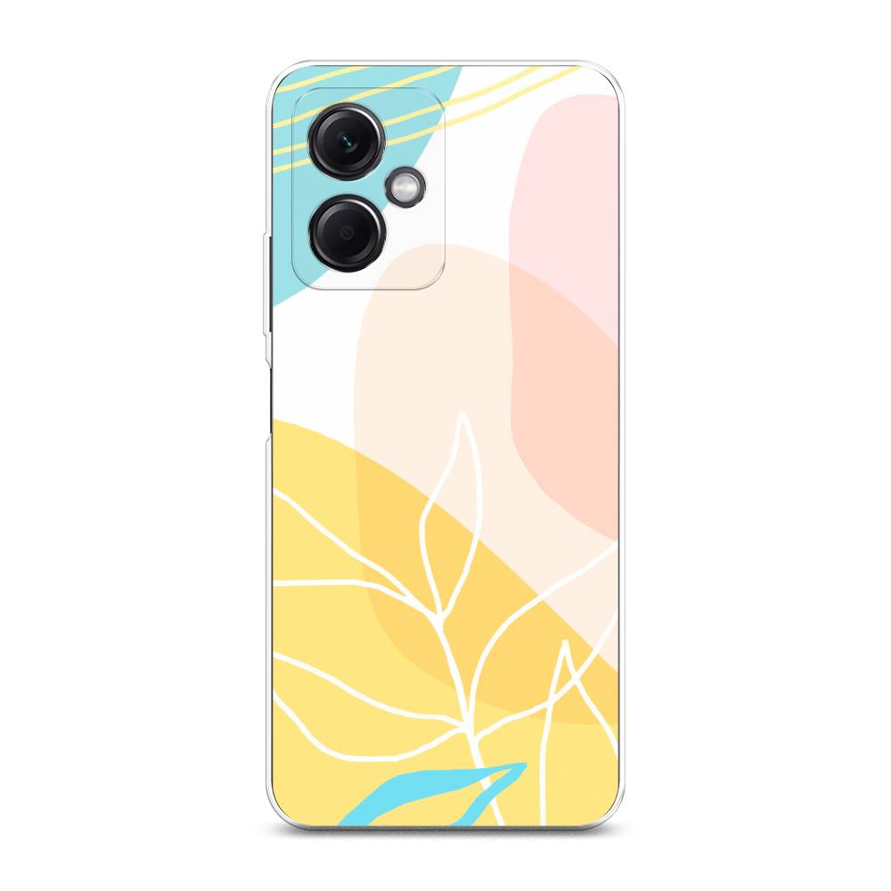 

Чехол Awog на Xiaomi Redmi Note 12 5G "Летнее настроение", Желтый;голубой;розовый, 316950-10
