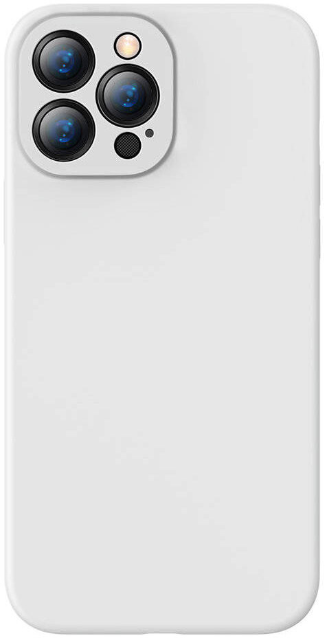 фото Чехол baseus liquid silica gel protective case для iphone 13 pro max белый (aryt000502)