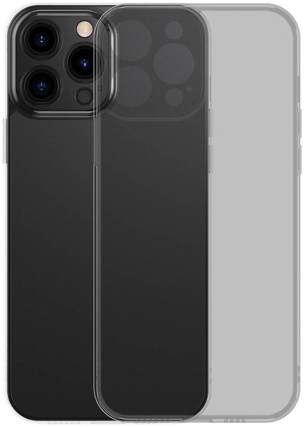 фото Чехол baseus frosted glass protective case для iphone 13 pro max черный (arws000501)