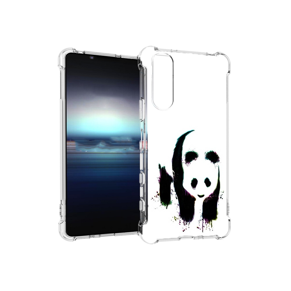 

Чехол MyPads Tocco для Sony Xperia 5 панда в акварели (PT154834.228.532), Прозрачный, Tocco