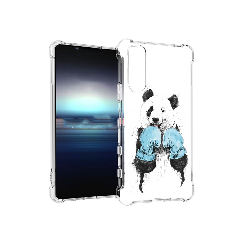 

Чехол MyPads Tocco для Sony Xperia 5 панда боксер (PT154834.228.531), Прозрачный, Tocco
