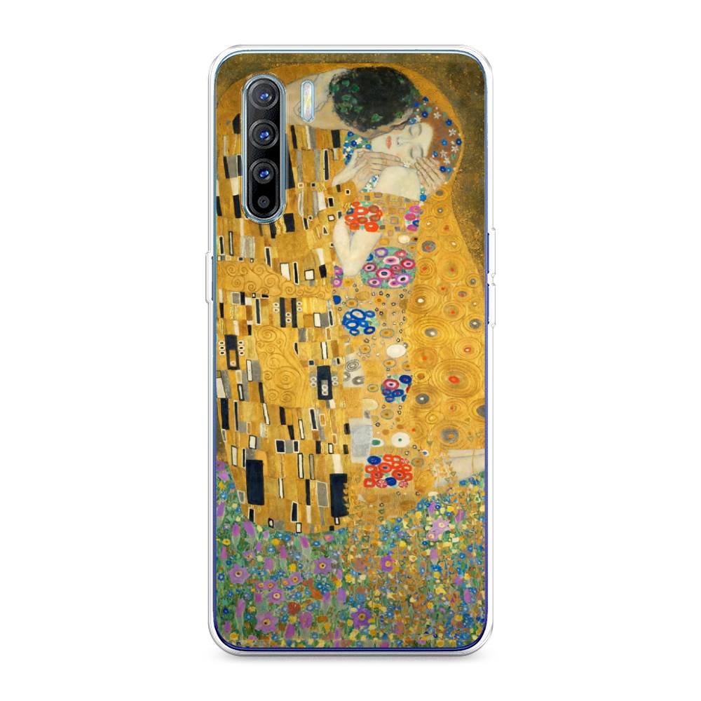 

Чехол Awog на Oppo A91/Reno 3 "Поцелуй Гюстава Климта", Разноцветный, 252450-9