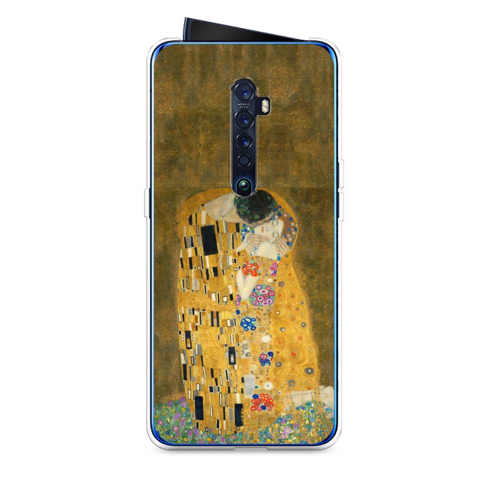 

Чехол Awog на Oppo Reno 2 "Поцелуй Гюстава Климта", Разноцветный, 253550-9