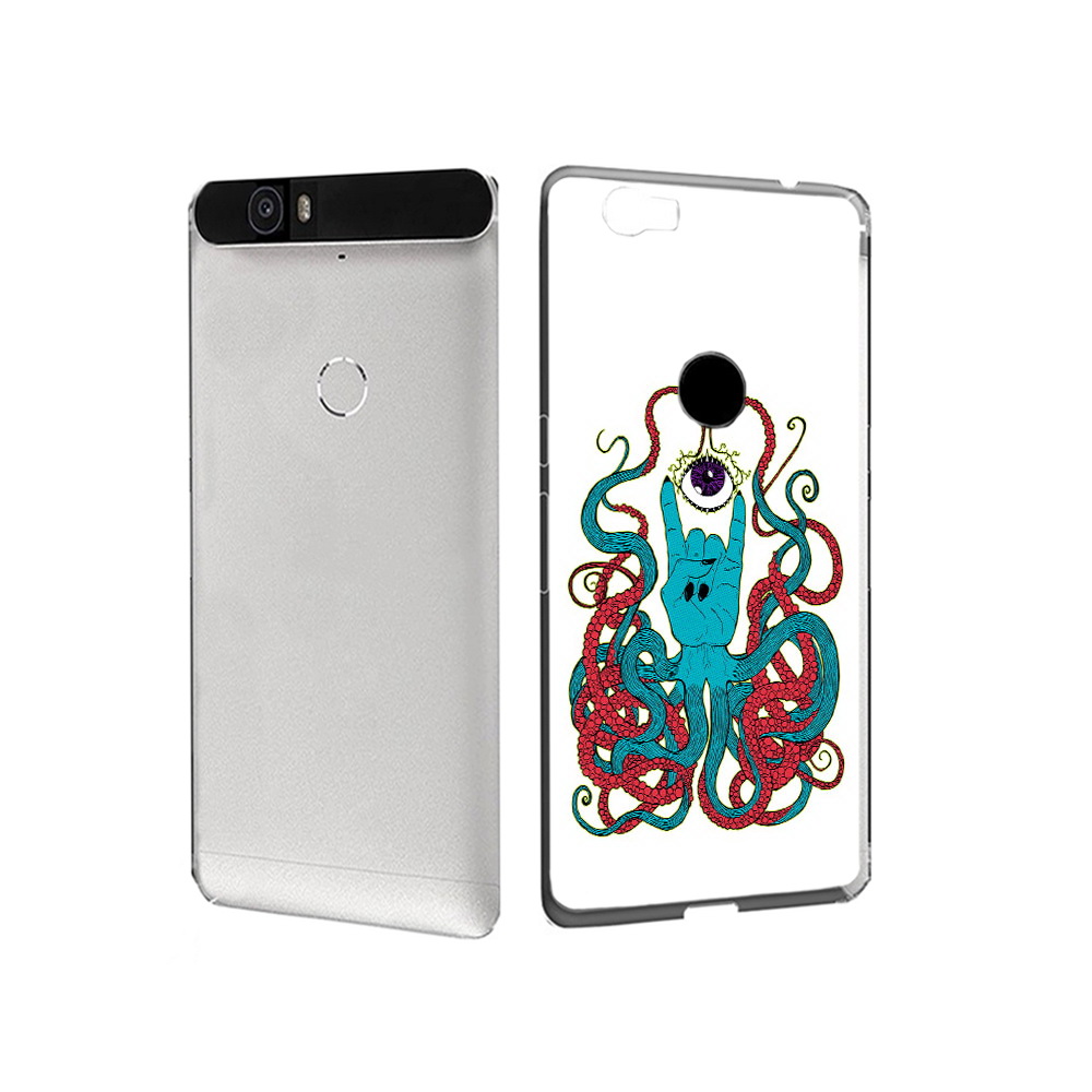 

Чехол MyPads Tocco для Huawei Nexus 6P осьминог-рука абстракция (PT17717.24.530), Прозрачный, Tocco