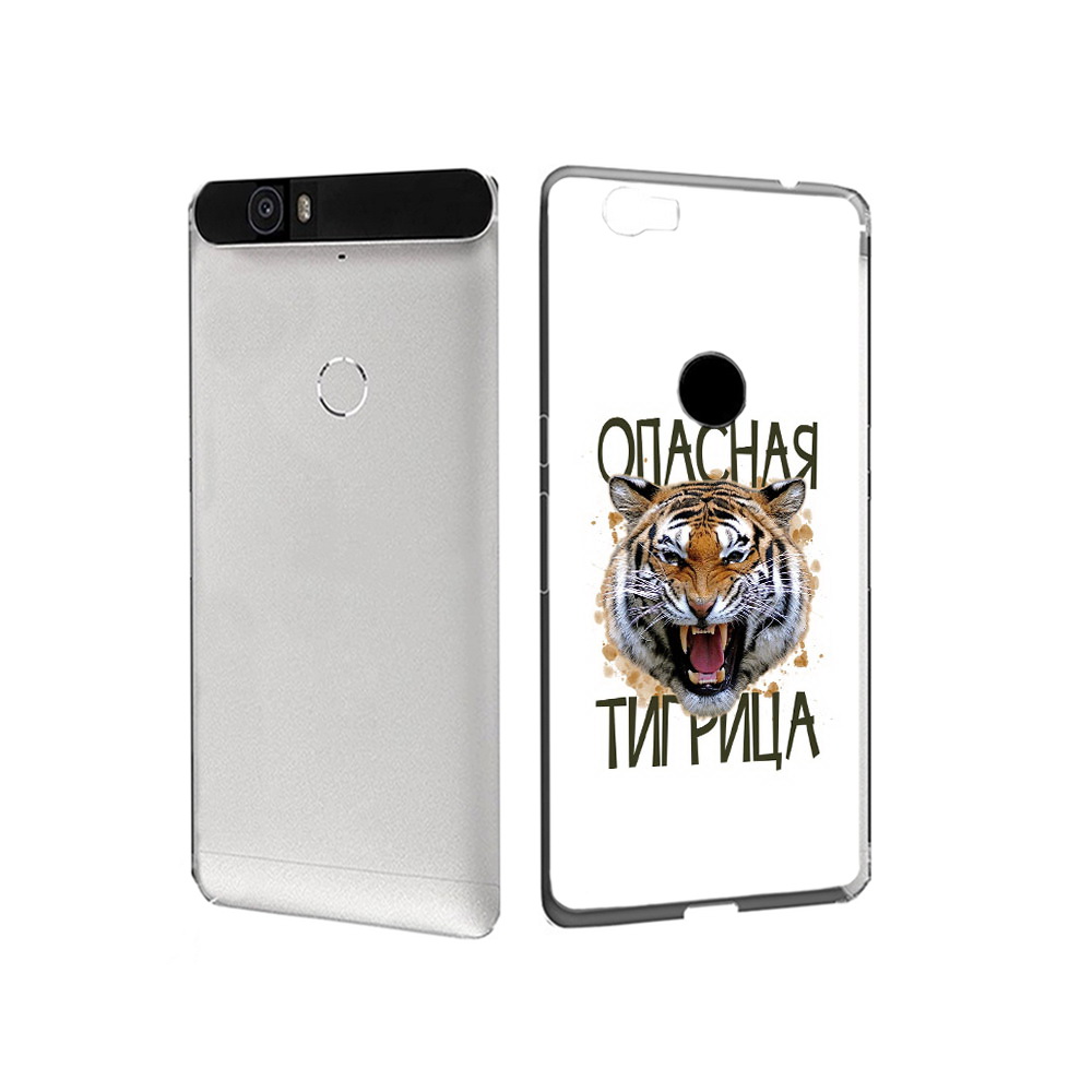 

Чехол MyPads Tocco для Huawei Nexus 6P опасная тигрица (PT17717.24.527), Прозрачный, Tocco