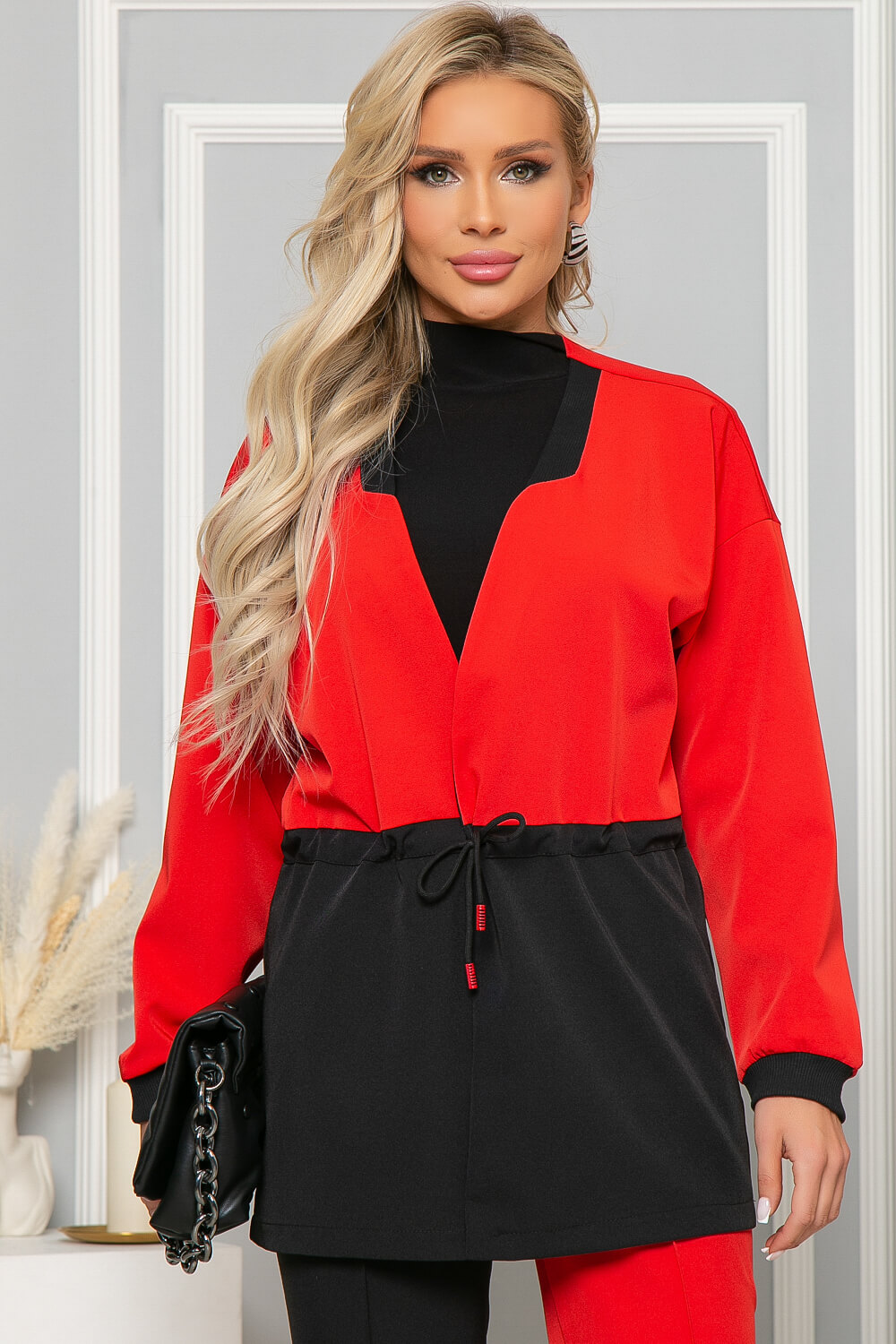 

Кардиган женский LT Collection На стиле Б4889 красный 56 RU, На стиле Б4889