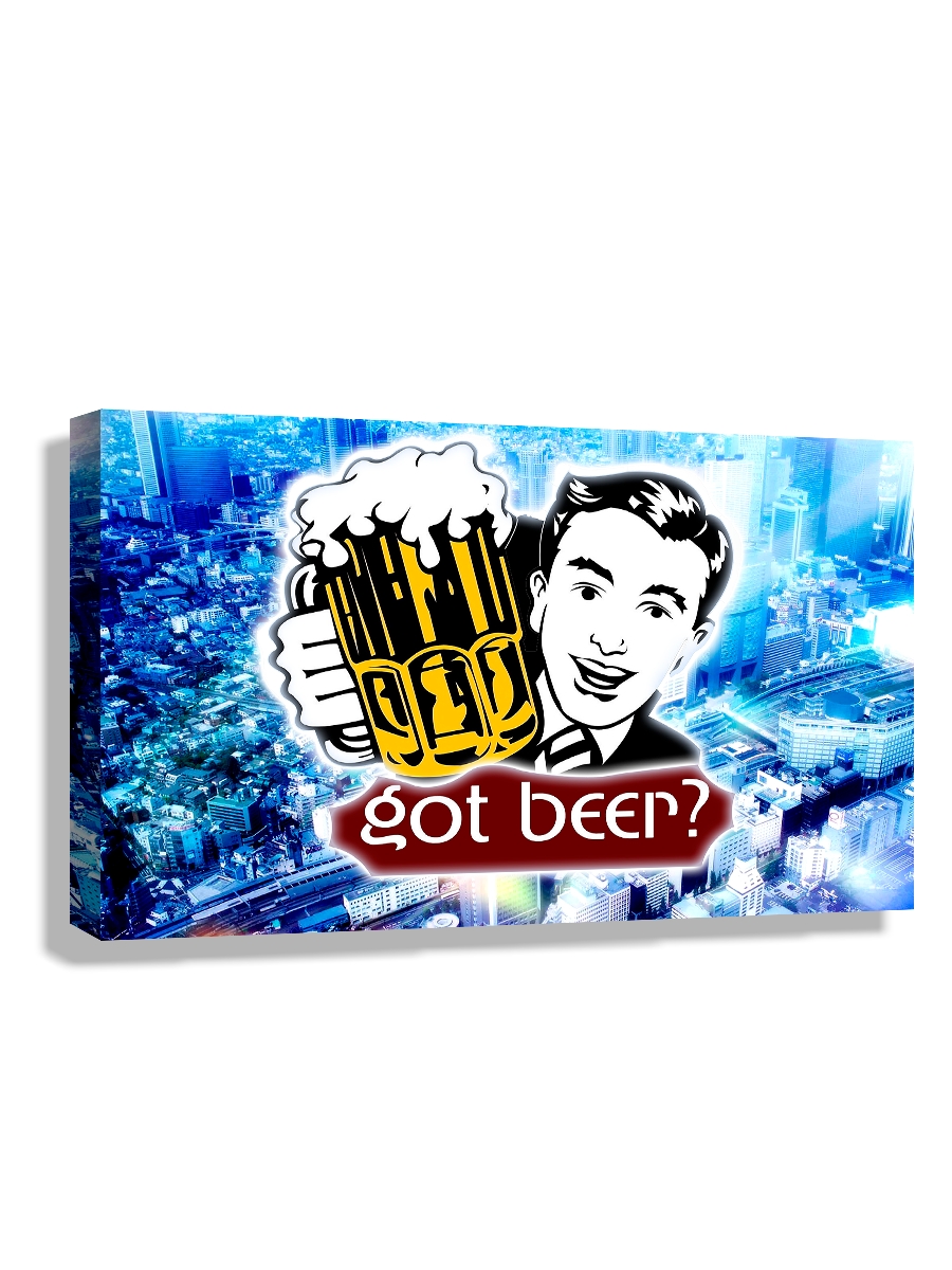 

Картина DRABS 60x40 см на холсте got beer