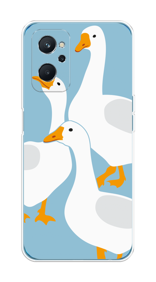 

Чехол на Realme 9i/Oppo A96 4G "Гусиное трио", 258050-1