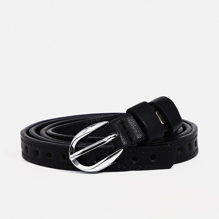 

Ремень женский narrow черный, 110 см, narrow