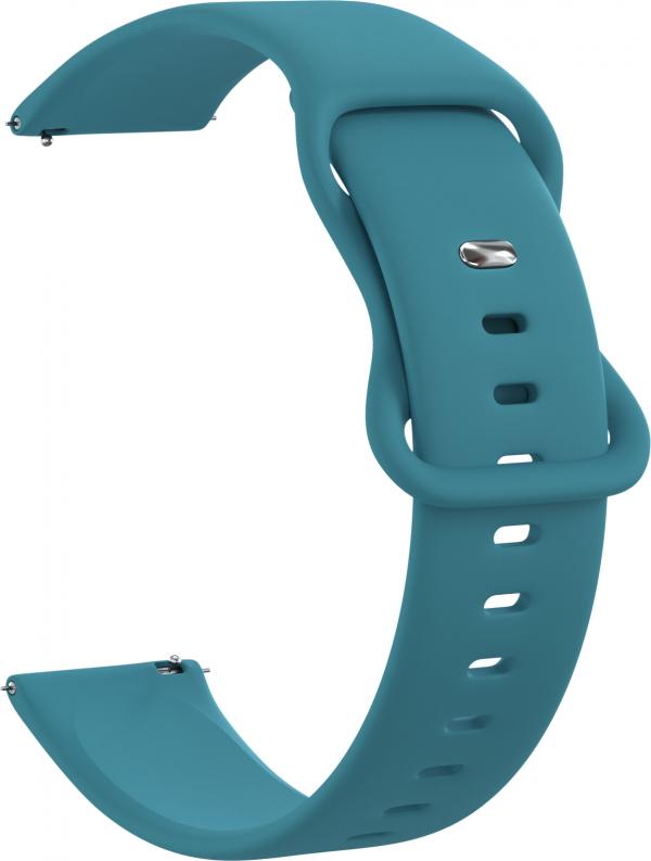 

Ремешок силиконовый GSMIN Net 22 для Polar Vantage M (Темно-бирюзовый)