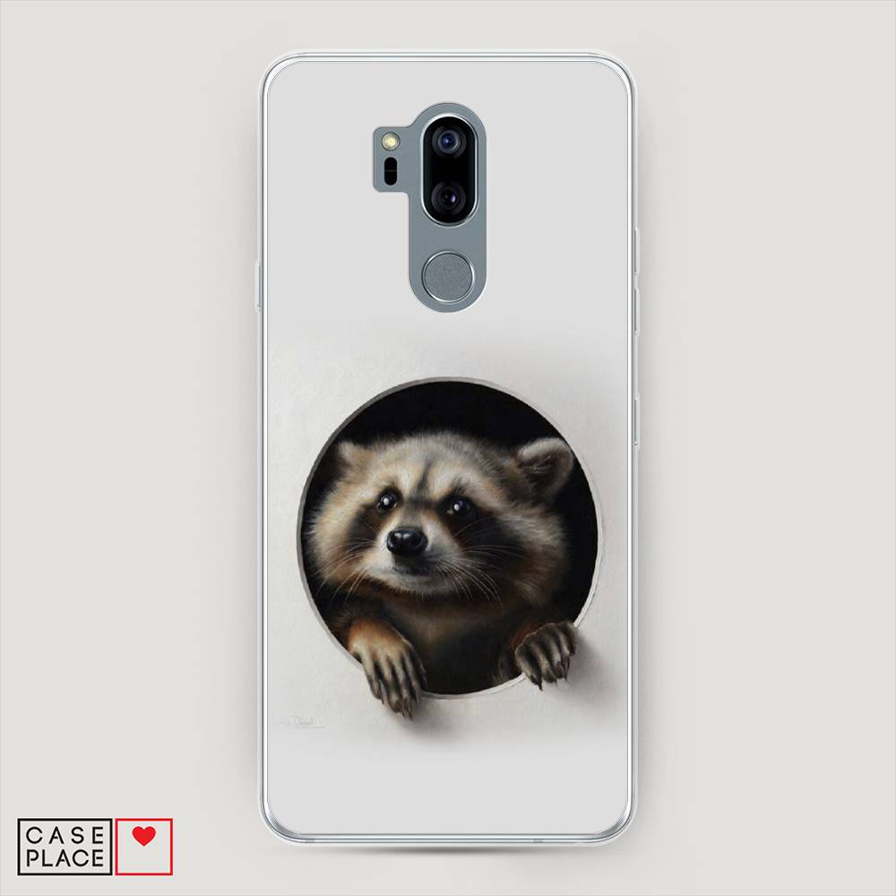 

Чехол Awog "Любопытный енот" для LG G7 ThinQ, 83450-1
