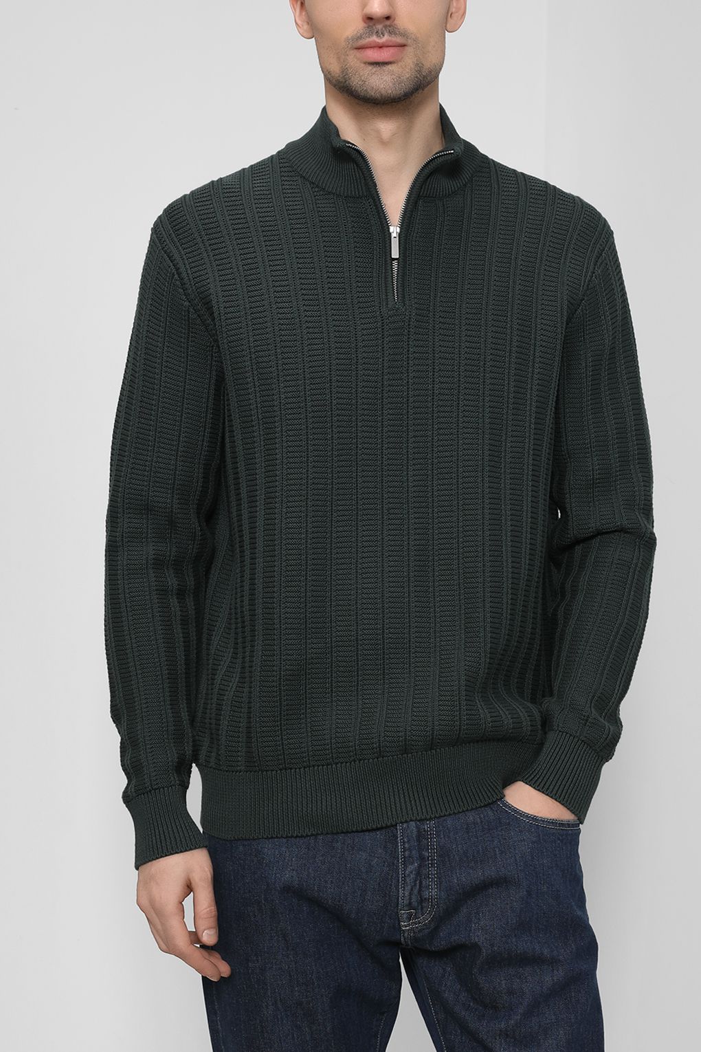 

Свитер мужской Esprit Casual 112EO2I310 зеленый M, 112EO2I310