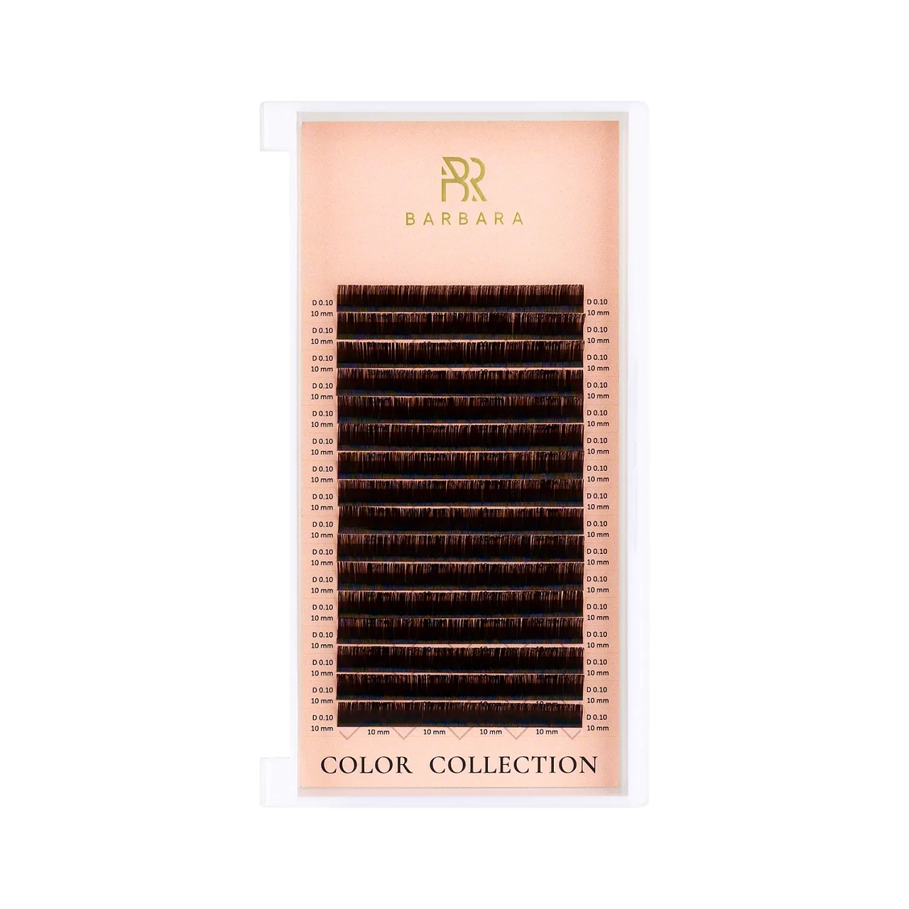 

Ресницы BARBARA Dark Chocolate, C 0.07 9 mm, Коричневый