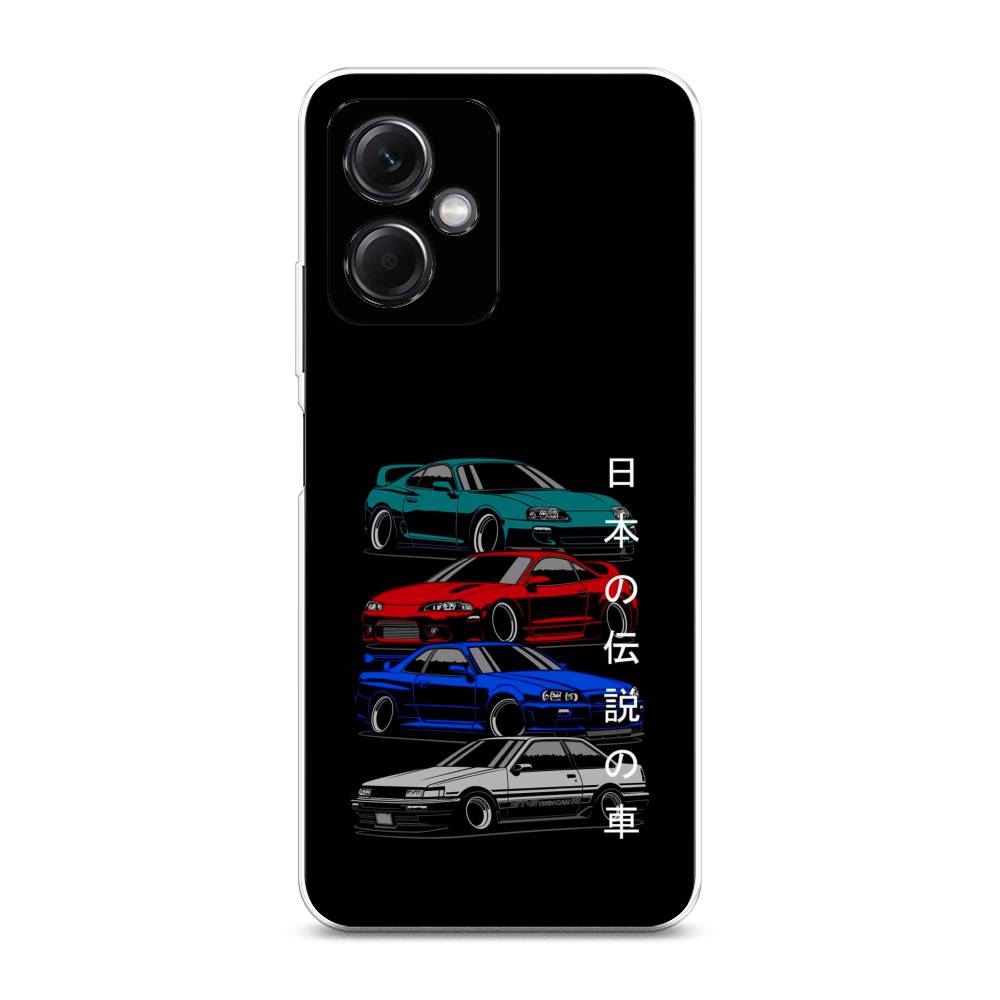 фото Чехол awog на xiaomi redmi note 12 5g "jdm legend cars"