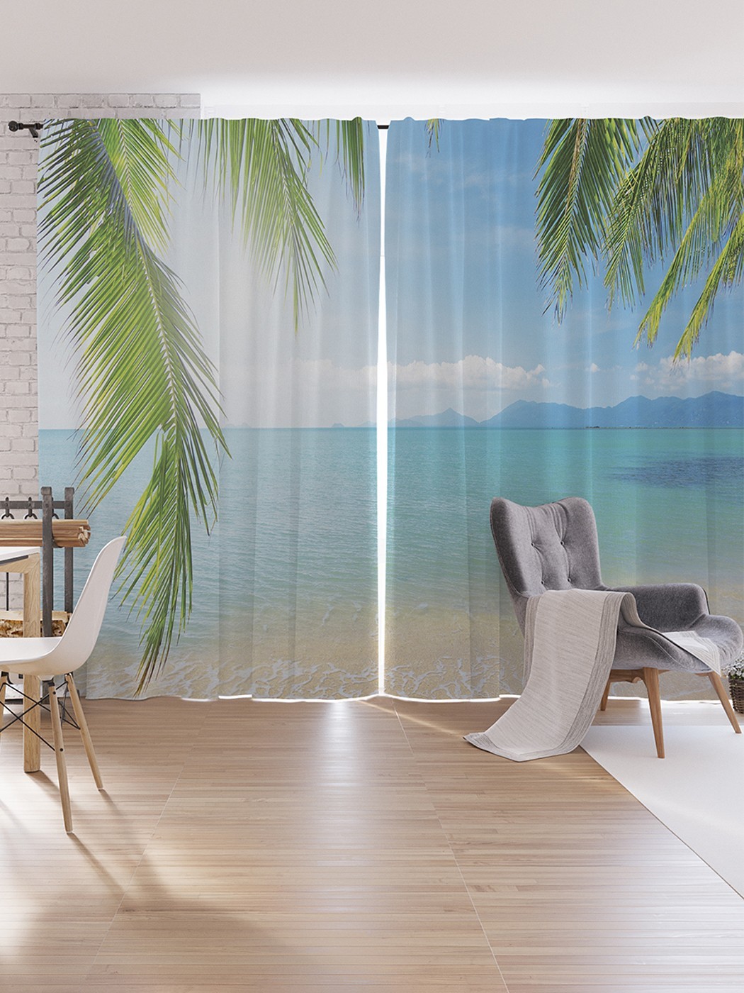 

Шторы под лён JoyArty "Солнечное прикосновение", серия Oxford DeLux, 340х265 см, Солнечное прикосновение