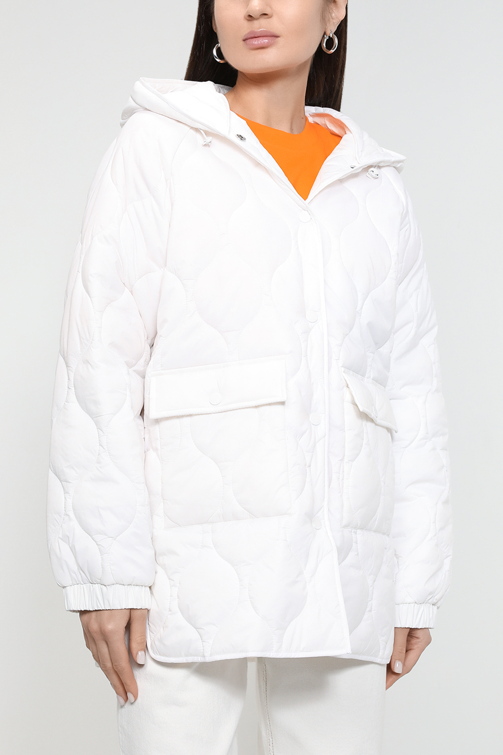 Куртка женская Silvian Heach GPP23503PI белая 44 IT
