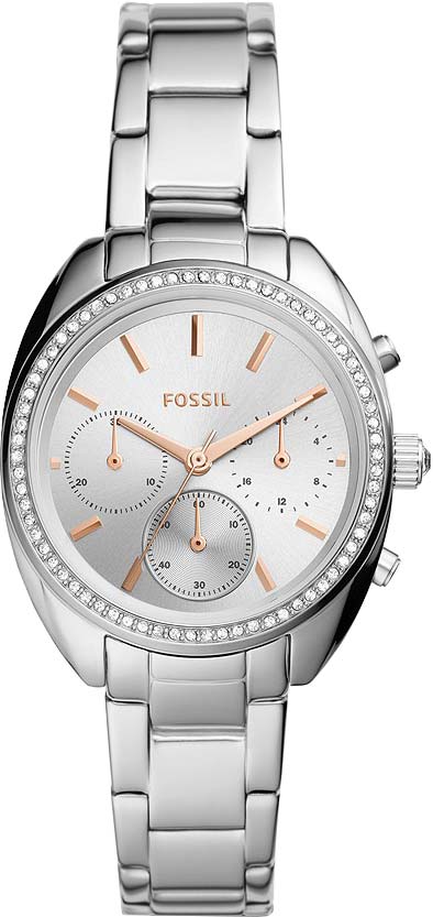 фото Наручные часы женские fossil bq3657 серебристые