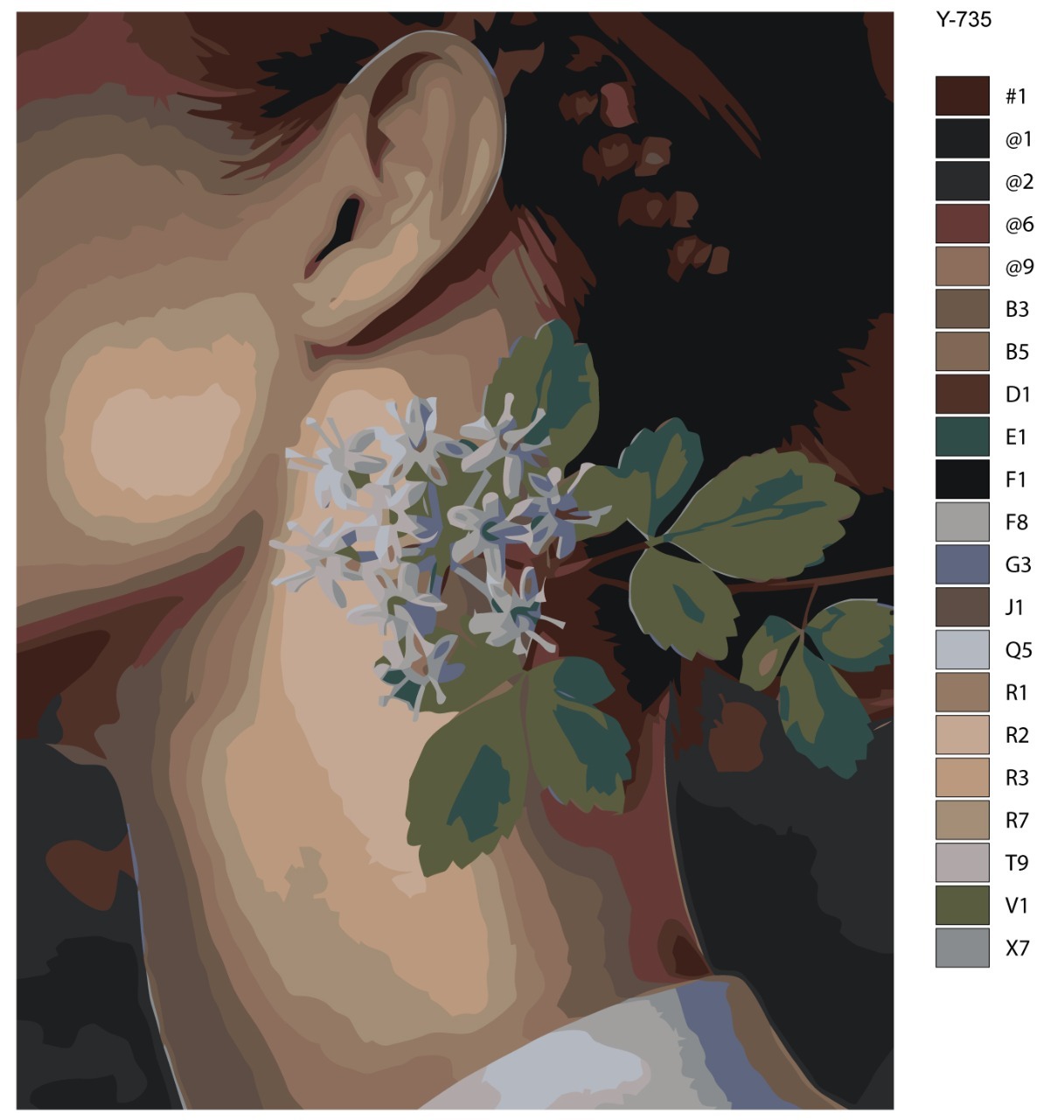 

Картина по номерам BRUSHES-PAINTS Y-735, Клуб Романтики. Мэй Легенда Ивы