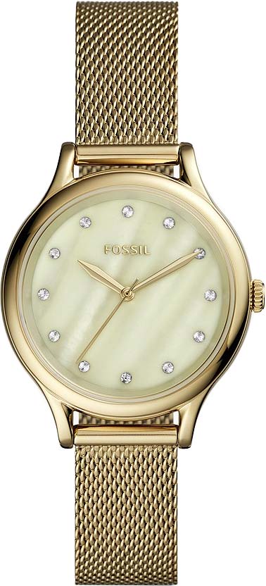 фото Наручные часы женские fossil bq3391 золотистые