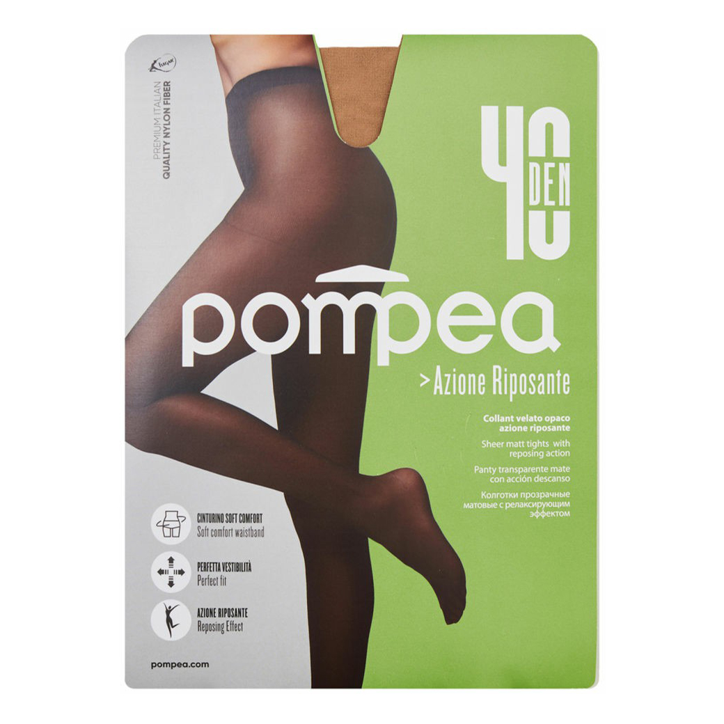 

Колготки женские Pompea коричневые 4, Коричневый