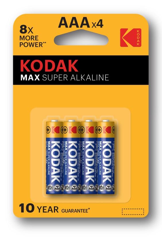 Элемент питания Kodak Max Lr03/286 Bl4, комплект 12 батареек (3 упак. х 4шт.)