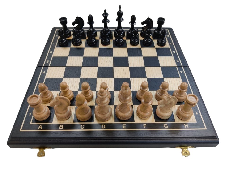 Шахматы Lavochkashop деревянные из бука 30 на 30 см эконом mor134b4