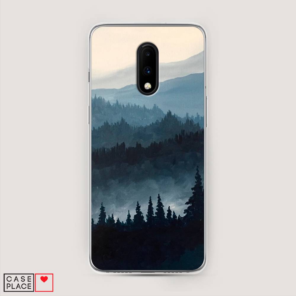 

Чехол Awog на OnePlus 7 / ВанПлас 7 "Туманные горы", Бежевый;серый;черный, 150750-4