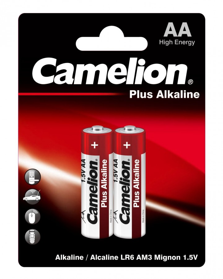 Элемент питания Camelion Plus Alkaline LR6/316 BL2, комплект 10 батареек (5 упак. х 2шт.)