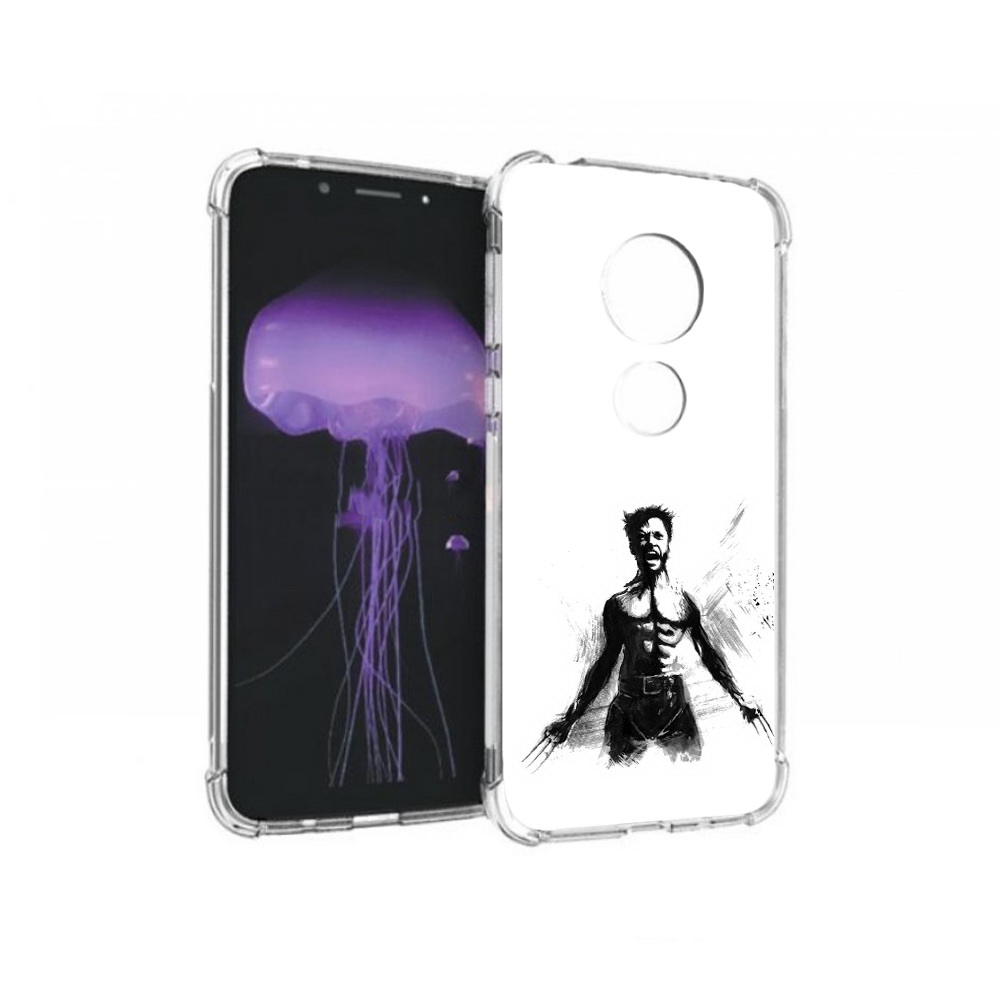 

Чехол MyPads Tocco для Motorola Moto G7 росомаха (PT123662.354.587), Прозрачный, Tocco