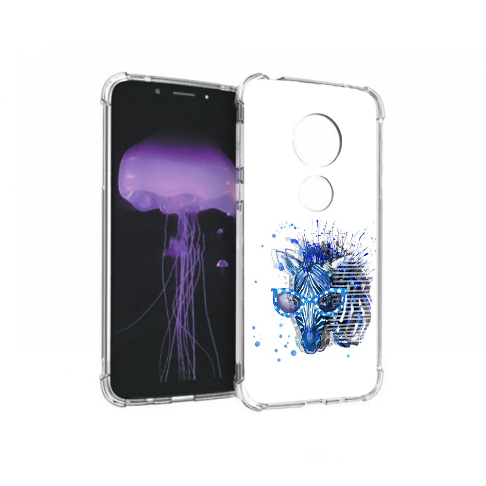 

Чехол MyPads Tocco для Motorola Moto G7 расплывчатая зебра (PT123662.354.577), Прозрачный, Tocco