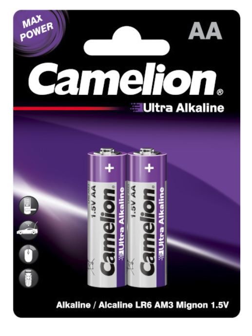 Элемент питания Camelion Ultra Alkaline LR6/316 BL2, комплект 10 батареек (5 упак. х 2шт.) батарейка gp ultra aaa lr03 24au алкалиновая bc4 комплект 12 батареек 3 упак х 4шт