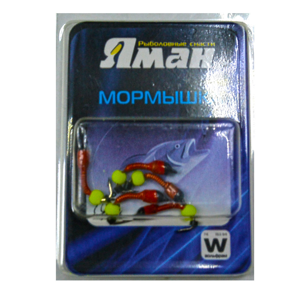 

Мормышка Yaman Лесотка №2, d-2,5 мм, L-8 мм, вес 0,35 г, фц. желтый шар, цв. красный, 00-00019994