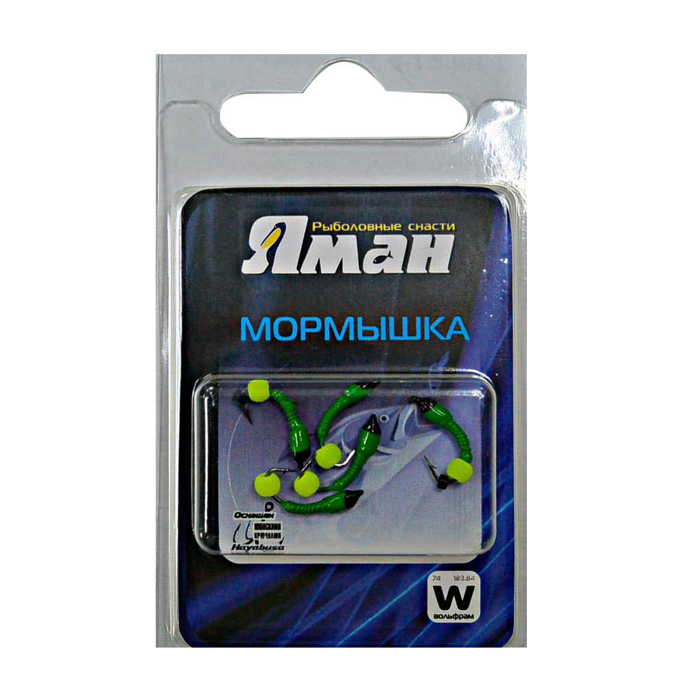 

Мормышка Yaman Лесотка №1, d-2 мм, L-7,5 мм, вес 0,30 г, фц. желтый шар, цв. салатовый, 00-00020563