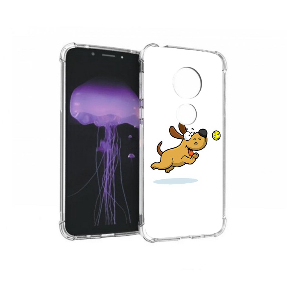 

Чехол MyPads Tocco для Motorola Moto G7 пёсик (PT123662.354.563), Прозрачный, Tocco