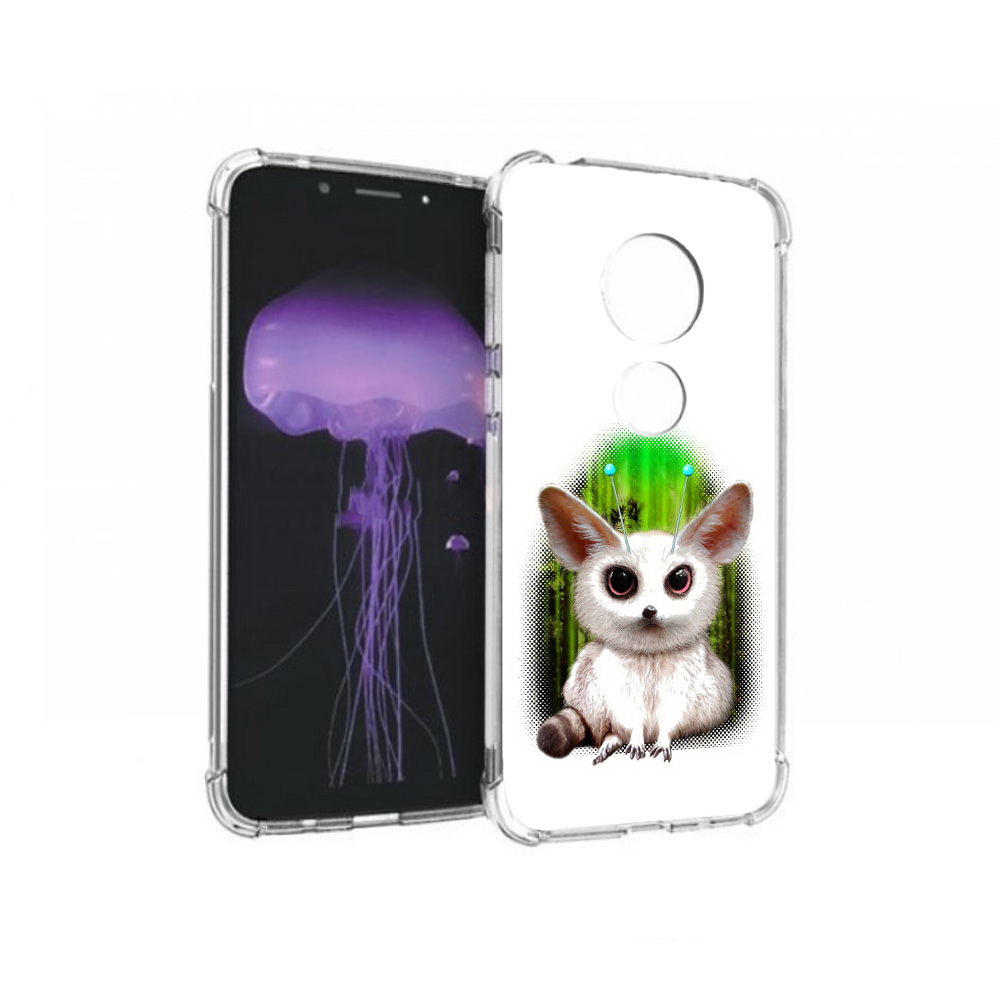 

Чехол MyPads Tocco для Motorola Moto G7 пушистое животное (PT123662.354.560), Прозрачный, Tocco