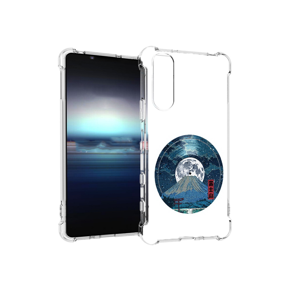 

Чехол MyPads Tocco для Sony Xperia 5 нарисованная виниловая гора с луной, Прозрачный, Tocco