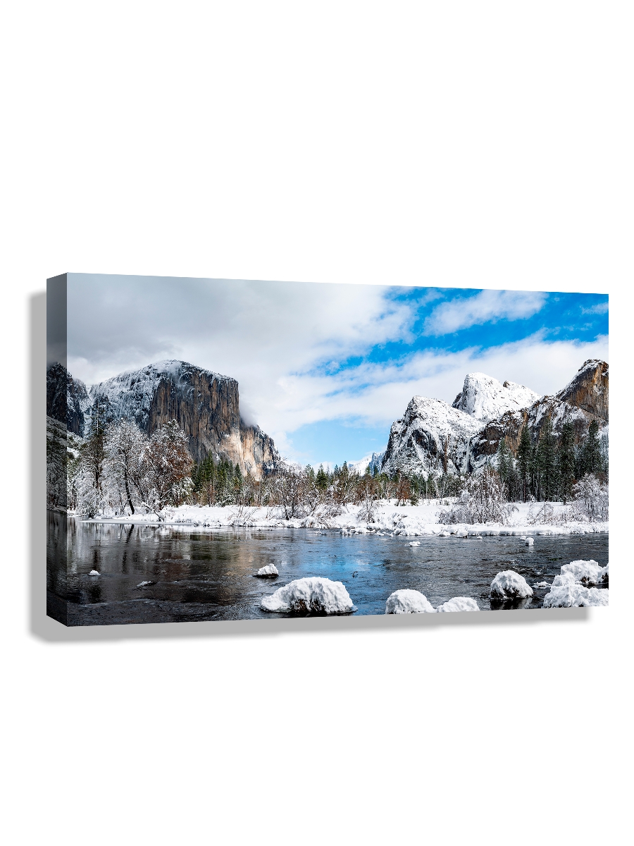 

Картина DRABS 60x40 см на холсте Заснеженная долина Йосемити