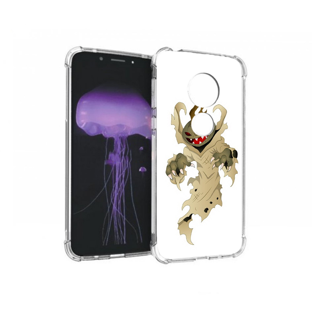 

Чехол MyPads Tocco для Motorola Moto G7 призрак хэллоуина (PT123662.354.555), Прозрачный, Tocco