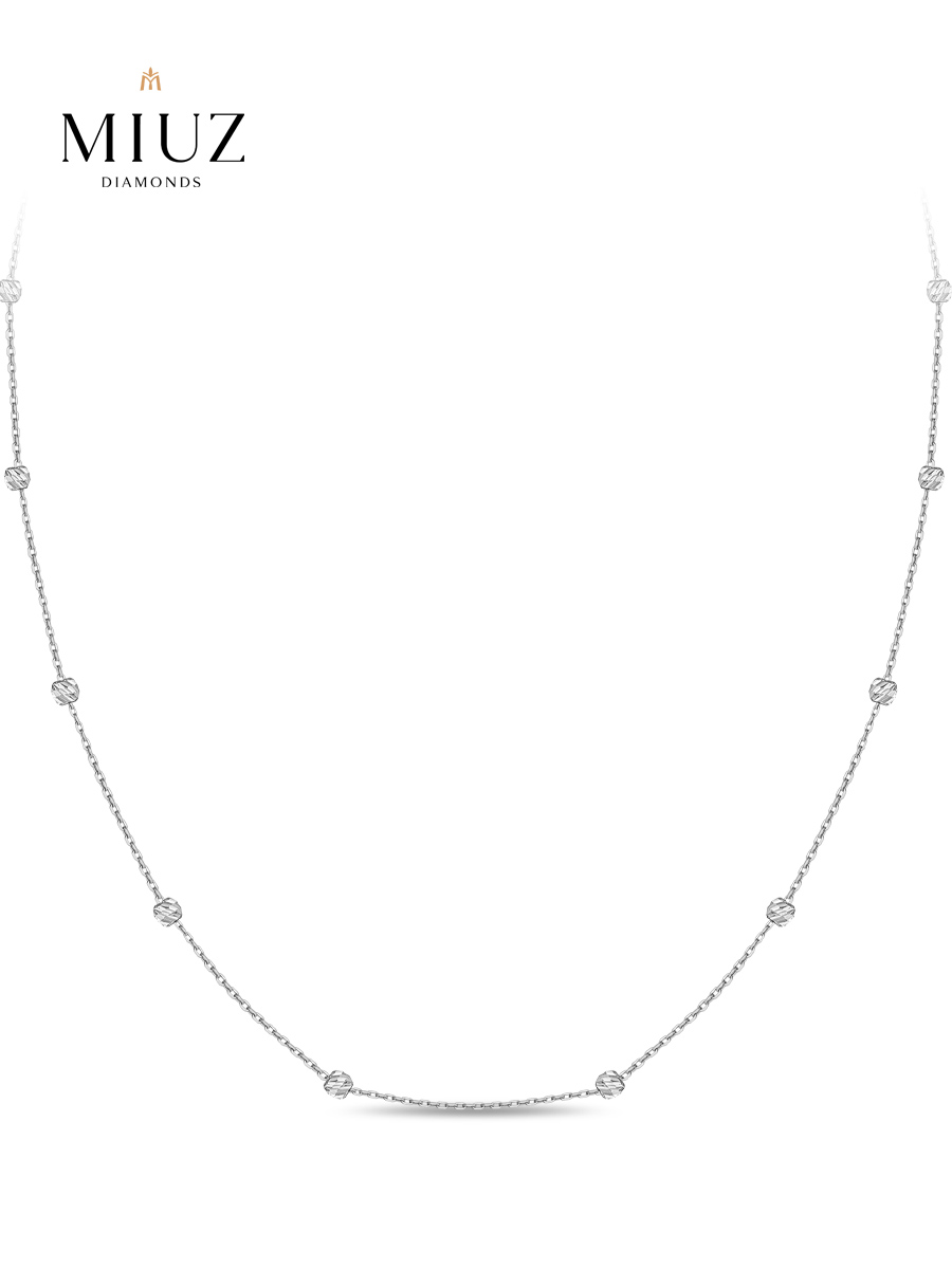 Ожерелье-цепь из золота 43 см MIUZ Diamonds (Московский ювелирный завод) N2042-LIO-0021-W