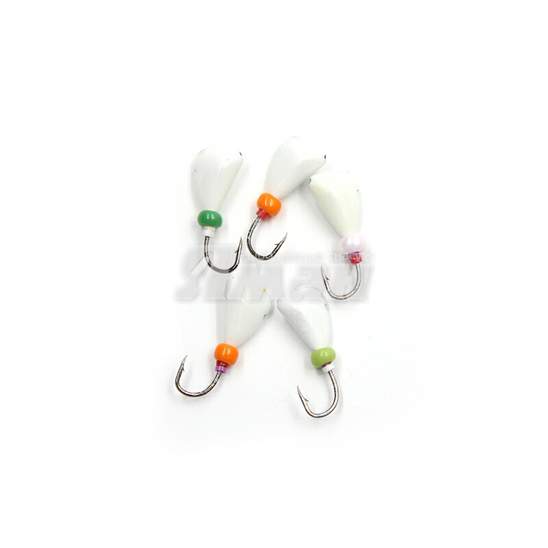 

Мормышка Yaman Дрейссена Бол. вес 0,4 гр кр. Kumho №25 цв бел. с/накопит., 00-00016991