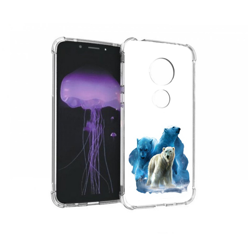 

Чехол MyPads Tocco для Motorola Moto G7 полярный медведь (PT123662.354.549), Прозрачный, Tocco