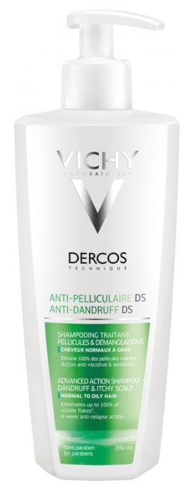 фото Шампунь vichy dercos anti-dandruff normal to oily hair 390 мл