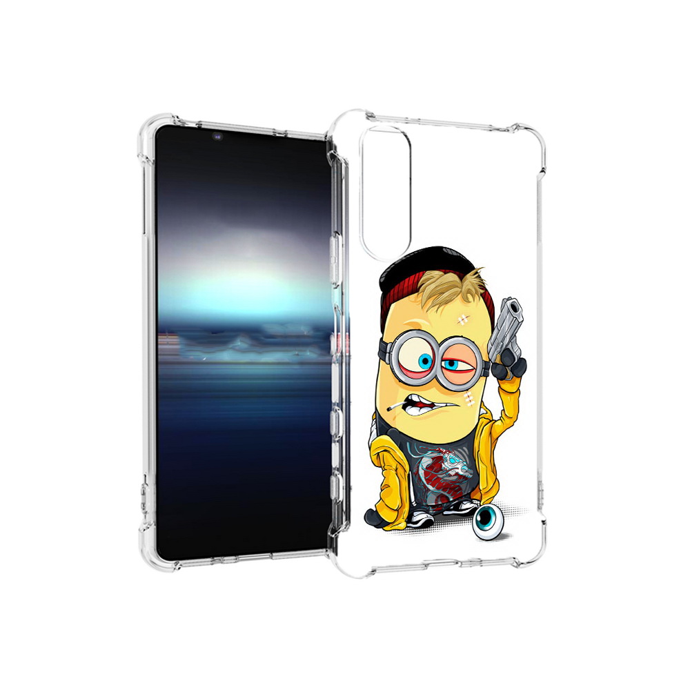 

Чехол MyPads Tocco для Sony Xperia 5 миньон бандит (PT154834.228.475), Прозрачный, Tocco